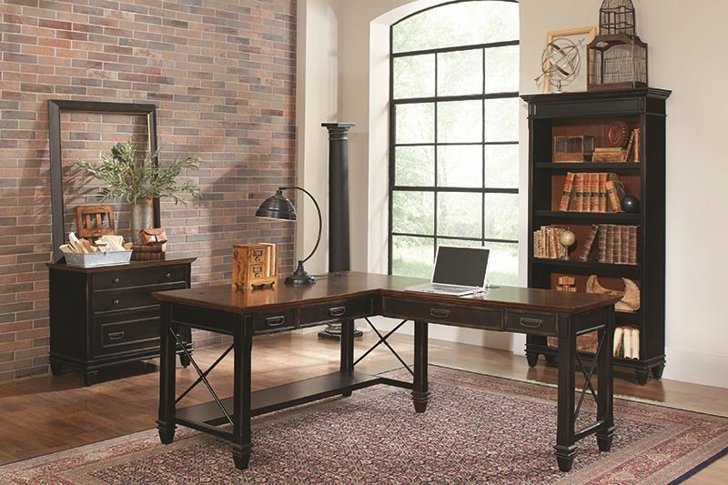 Hartford l sales shaped desk